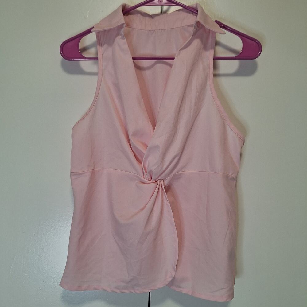 NWOT Pink y2k Blouse Size Small